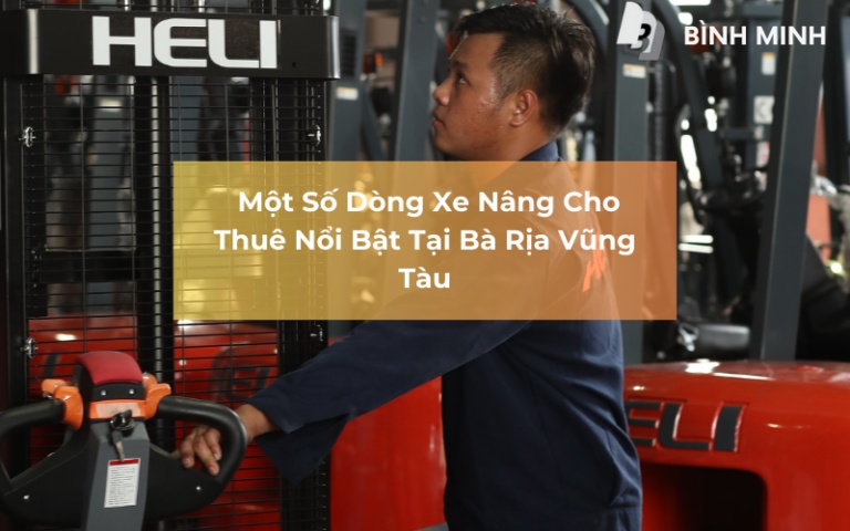 Một số dòng xe nâng cho thuê nổi bật tại Bà Rịa - Vũng Tàu