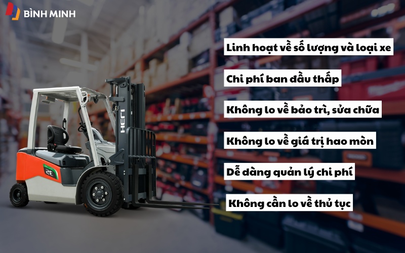 Dịch vụ cho thuê xe nâng tại Bình Minh Dịch vụ cho thuê xe nâng tại Bình Minh