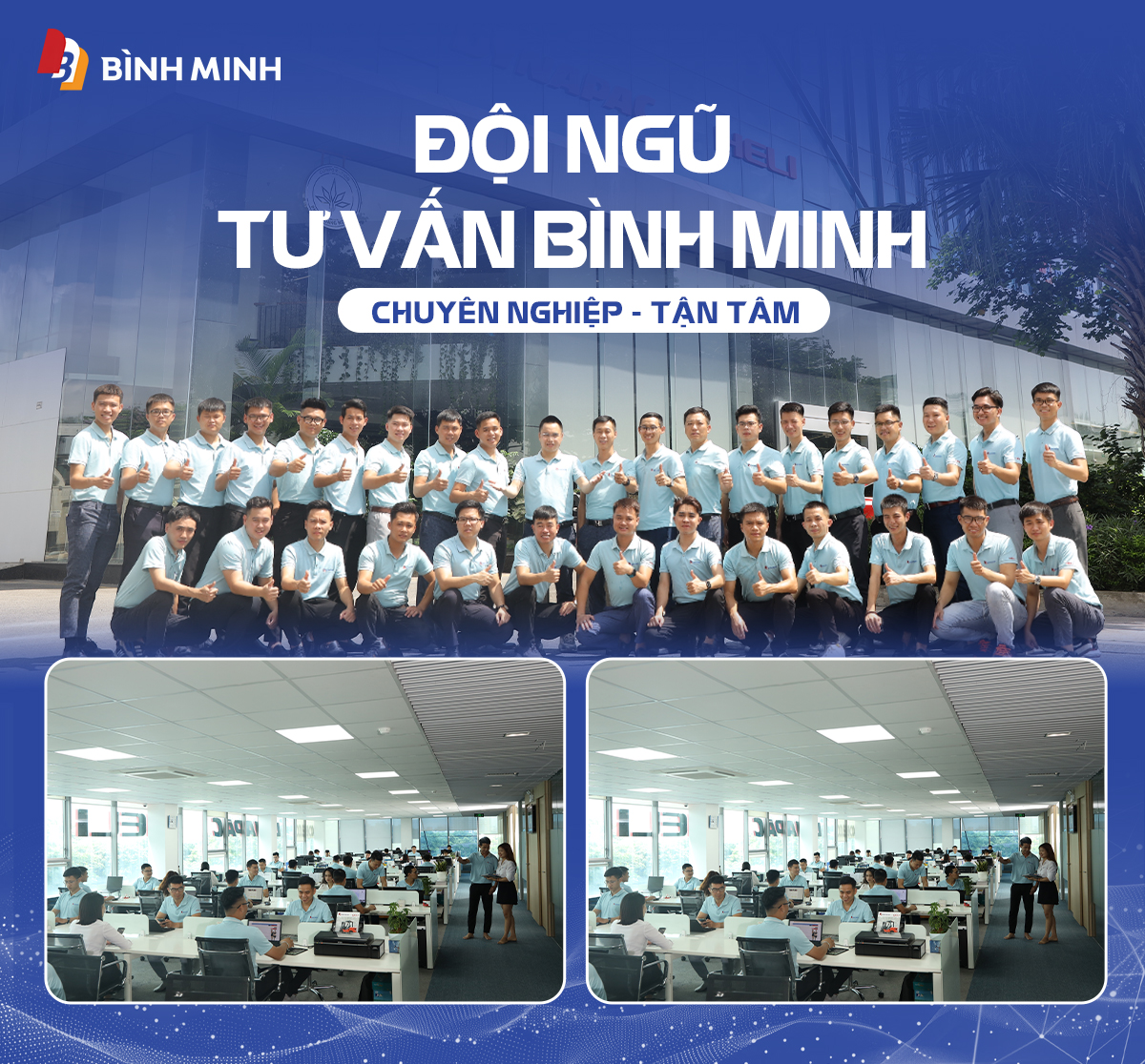 Đội ngũ tư vấn tận tâm BÌnh Minh