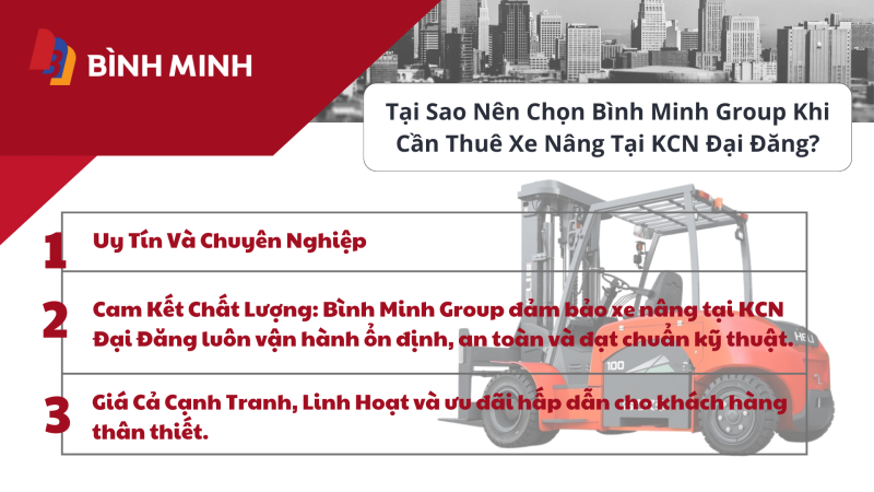 Tại sao nên chọn BÌnh MInh tại KCN Đại Đăng?