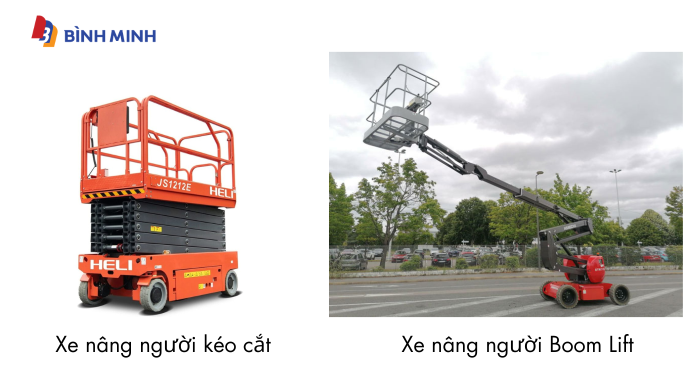 Xe nâng người Heli