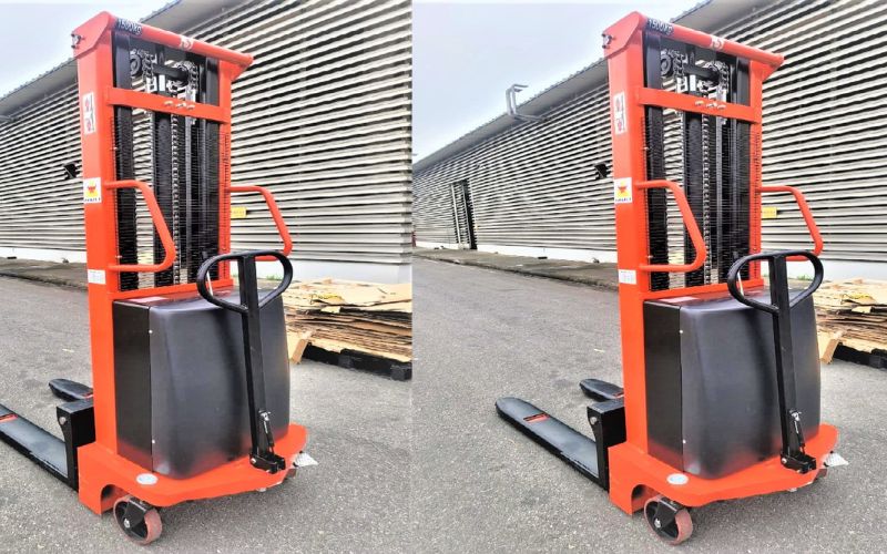 Xe Nâng Điện Tay Cao 1.4 Tấn – Giải Pháp Nâng Hạ Hiệu Quả Cho Kho Hàng Có Kệ Cao