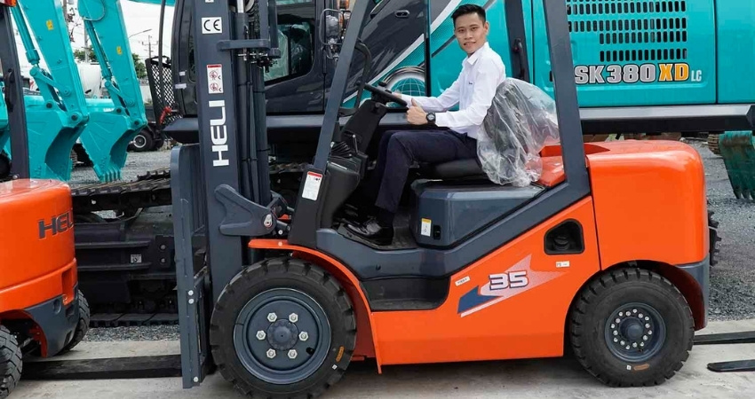 Quy trình thuê xe nâng cũ tại Bình Minh