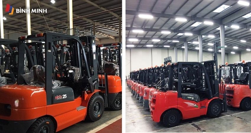Xe nâng Heli chính hãng chất lượng tiêu chuẩn quốc tế