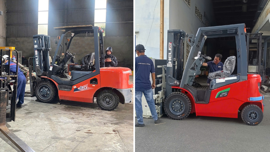 Tần suất sử dụng xe nâng theo mùa vụ