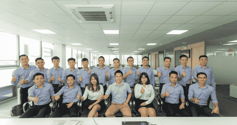 Đội ngũ xe nâng Bình Minh