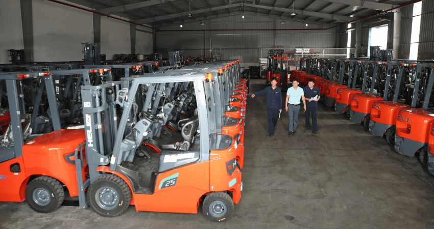 tổng quan về thương hiệu xe nâng heli