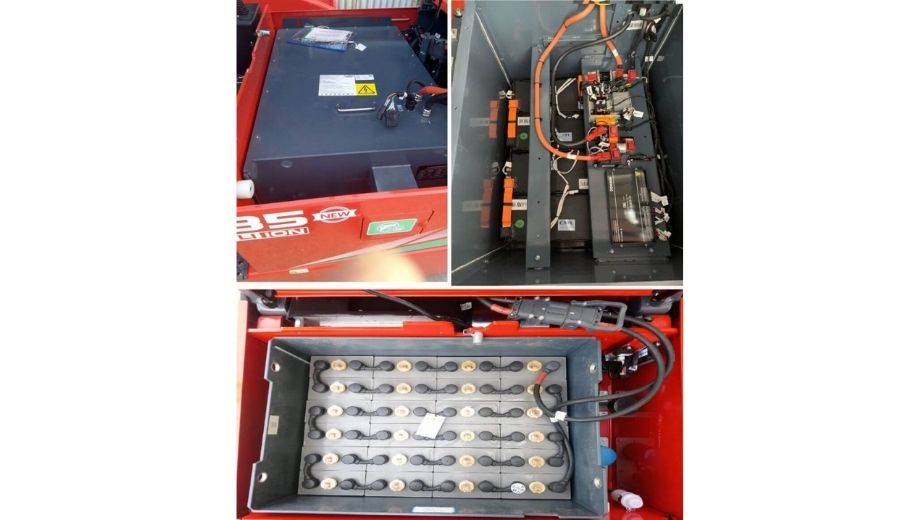 Pin axit-chì trong xe nâng điện