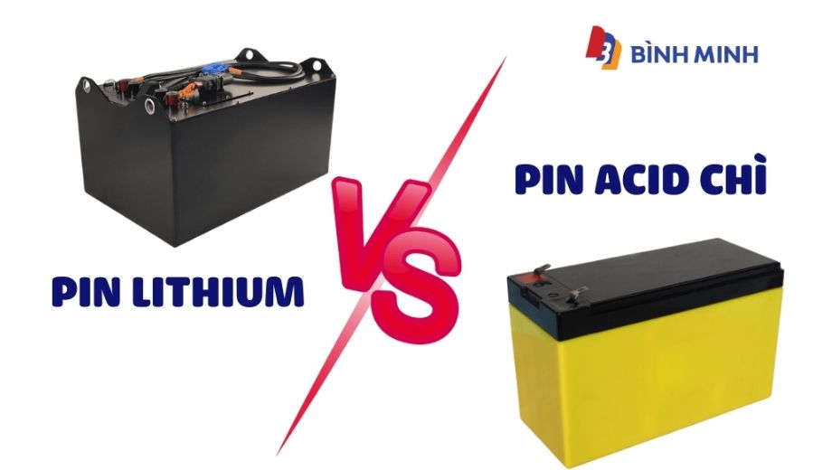 So sánh 2 loại pin trong xe nâng