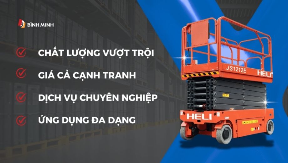 Thuê xe nâng người tại Bình Minh Rental