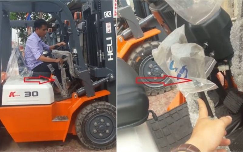 Kỹ thuật nâng hạ hàng khi lái xe nâng số sàn