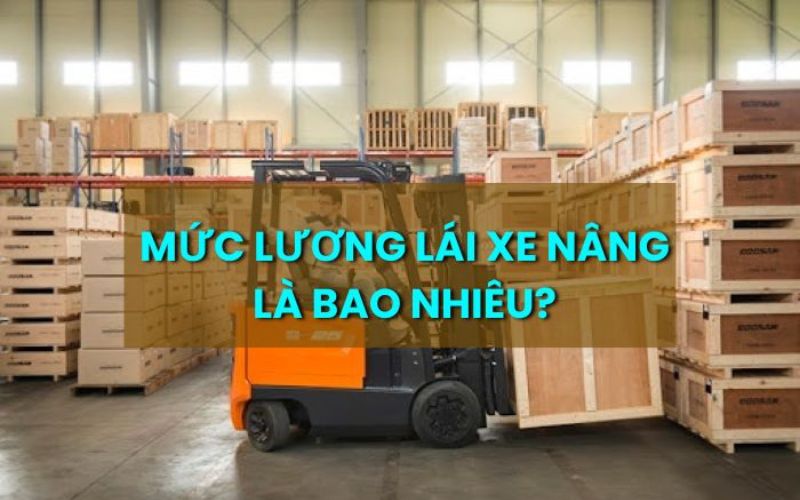 Mức lương lái xe nâng là bao nhiêu 1 tháng