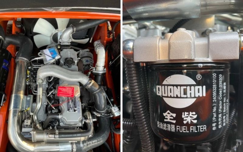 Động cơ Quanchai trên xe nâng có dặc điẻm gì nổi bật